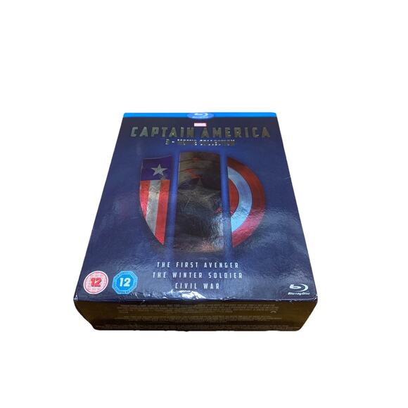 CAPTAIN AMERICA 1-3 Movie Collection [Blu-ray Box Set] Marvel Trilogy 1 2 3 - Picture 1 of 6